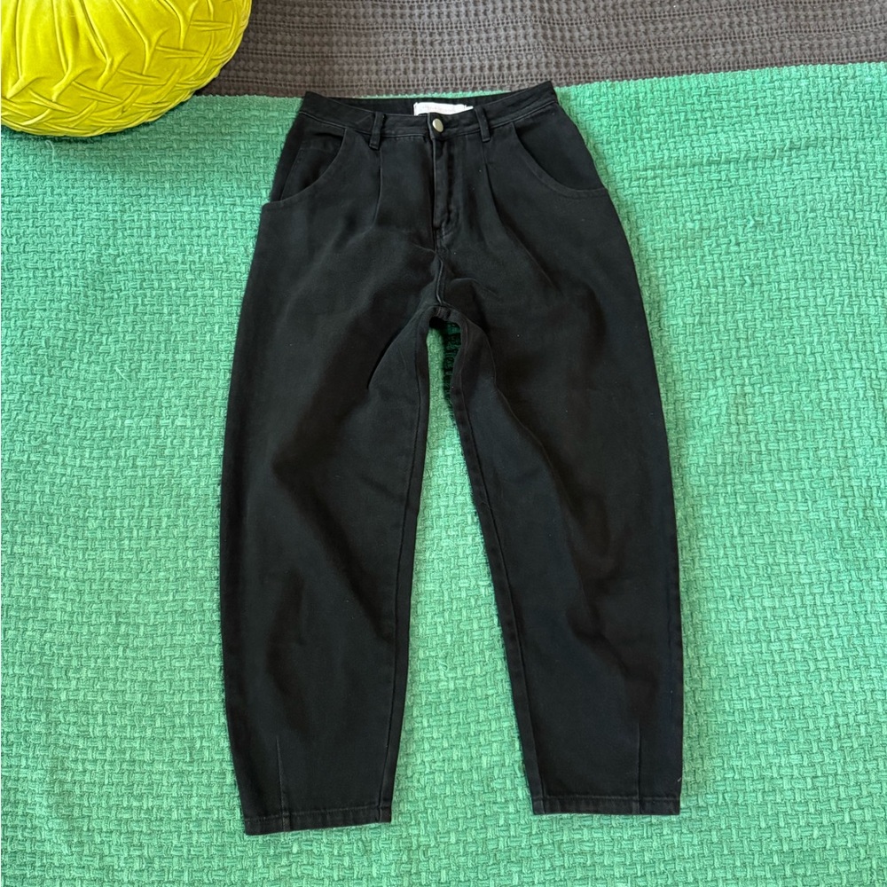 Black High-Waisted Pants